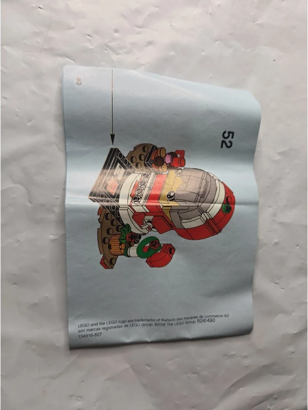 2018 LEGO 40274 BrickHeadz Mr. & Mrs. Claus instruction manual only